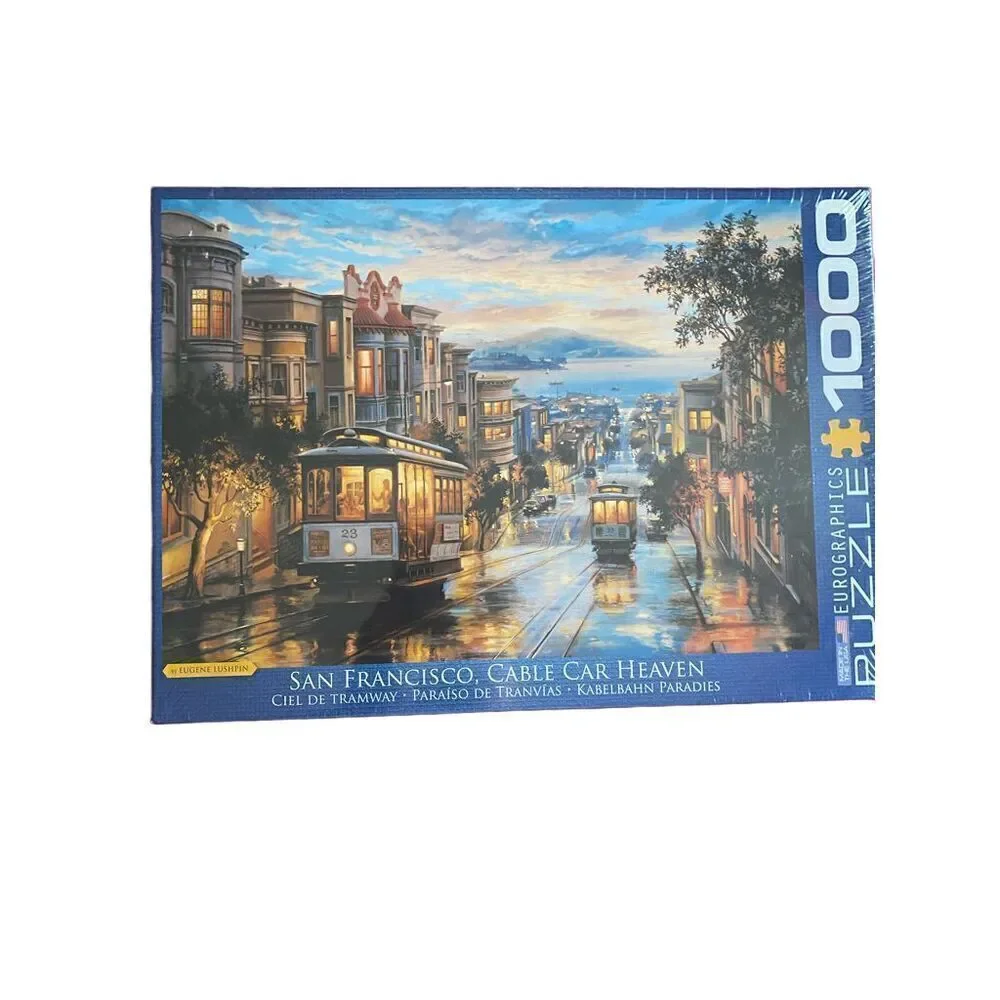 San Francisco cable car heaven thousand piece puzzle new/ Never opened￼￼